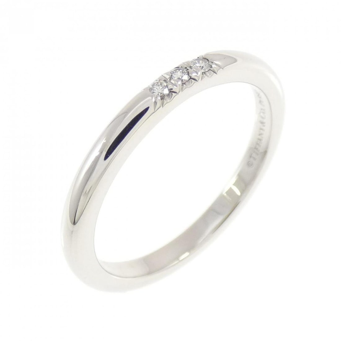Tiffany Band Ring: --- Catalog ---Category: SizeJP Size: 9US Size: 5Category: DesignType: Band ringGender: WomenMaterial: Platinum 950Category: GeneralBrand: Tiffany--- Item List ---Section: ConditionRanking: Rank SA