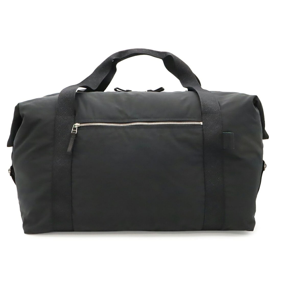 BOTTEGA VENETA Boston bag/shoulder bag, nylon, black/green, A00172189Z: --- Catalog ---Category: SizeSize (HxWxD): 50cm x 60cm x 40cm / 19.68'' x 23.62'' x 15.74''Category: DesignType: Boston bag, Shoulder bagColor: Black, GreenGender: Women,MenMaterial: Nylon Category: G