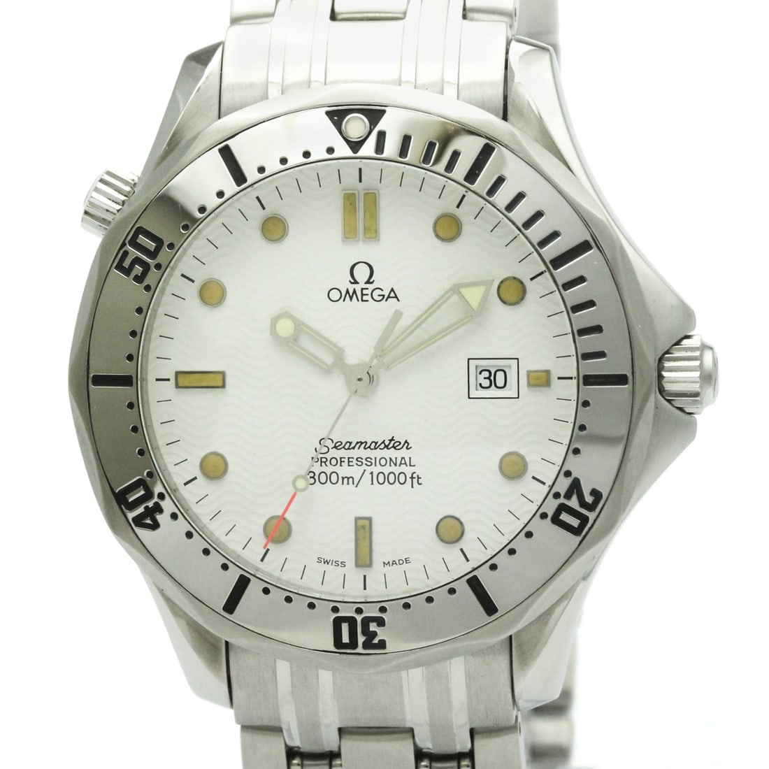 OMEGA Seamaster Professional 300M Quartz Mens Watch 2542.20 Polished: --- Catalog ---Category: SizeCase Diameter: 41mm / 1.61''Category: DesignType: WristwatchStyle: SportGender: MenColor (Dial): WhiteMaterial (Band): Stainless steelMaterial (Case): Stainless steelCateg