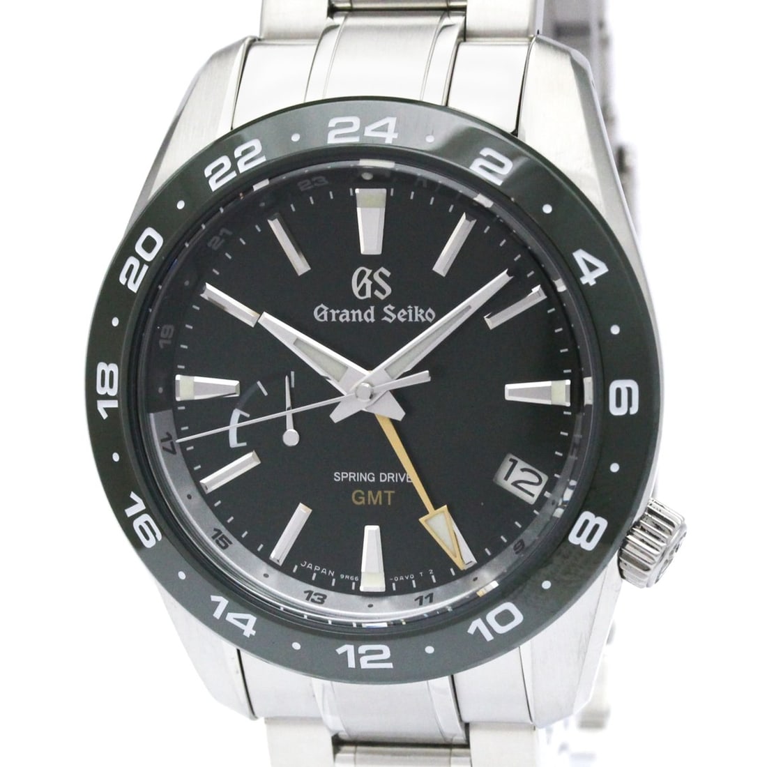 GRAND SEIKO Spring Drive Stainless Steel Mens Watch SBGE257(9R66-0BB0) Polished: --- Catalog ---Category: SizeCase Diameter: 40mm / 1.57''Category: DesignType: WristwatchStyle: SportGender: MenColor (Dial): GreenMaterial (Band): Stainless steelMaterial (Case): Stainless steelCateg