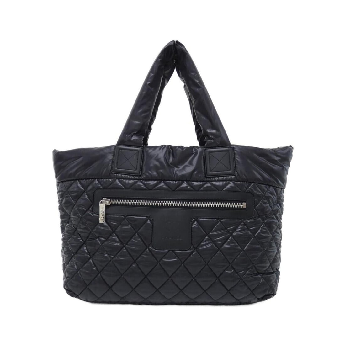 Chanel Coco Cocoon line 48611 handbag: --- Catalog ---Category: SizeSize (HxWxD): 28cm x 48cm x 18cm / 11.02'' x 18.89'' x 7.08''Category: DesignType: HandbagColor: BlackGender: WomenMaterial: Nylon Hardware Color: SilverCategory: GeneralM