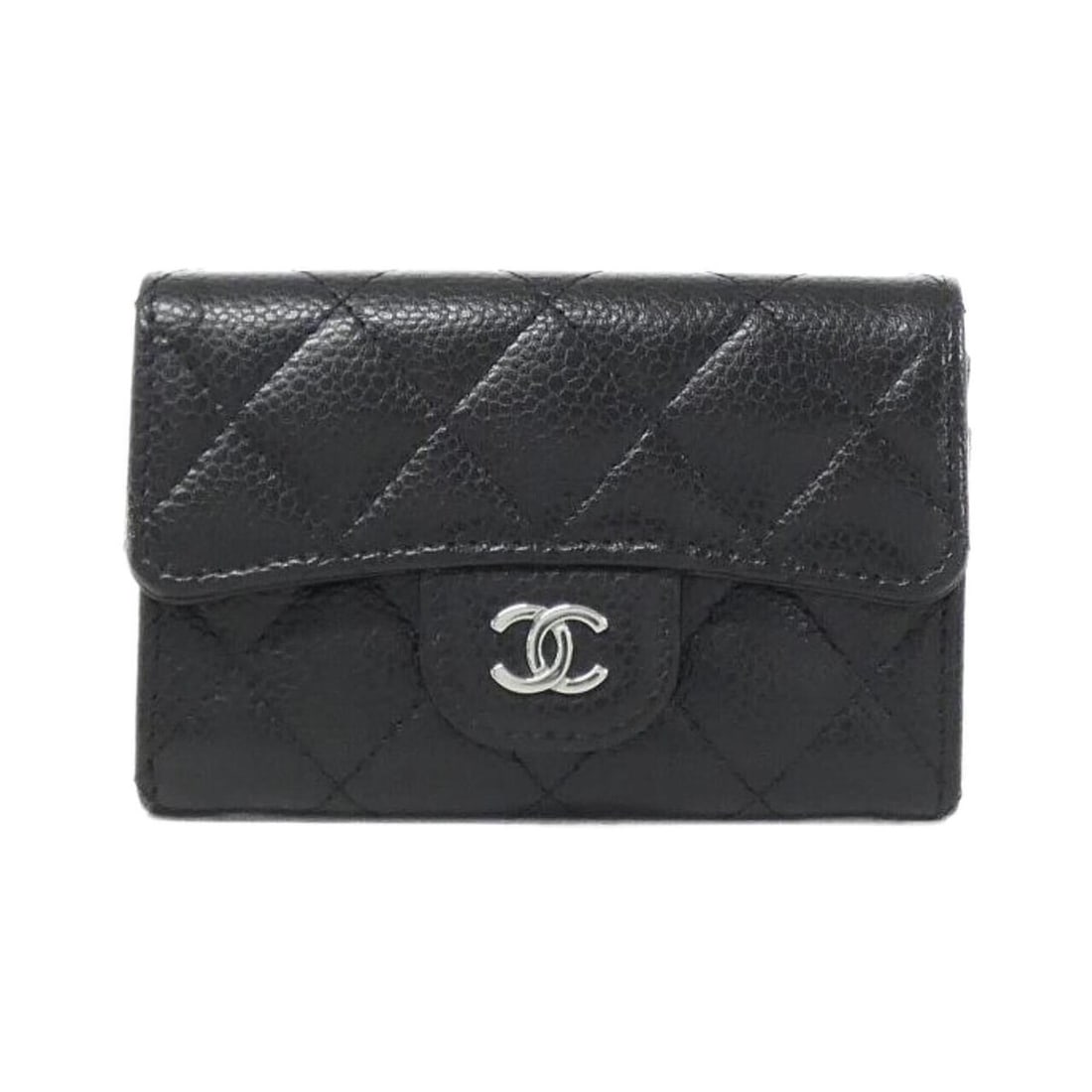 Chanel Timeless Classic Line AP0214 Business Card Holder/Card Case: --- Catalog ---Category: DesignType: Card caseColor: BlackGender: WomenMaterial: Grained Calfskin Category: GeneralMPN: AP0214Brand: ChanelCategory: Physical PropertiesSize (HxWxD): 8cm x 11cm x 2cm