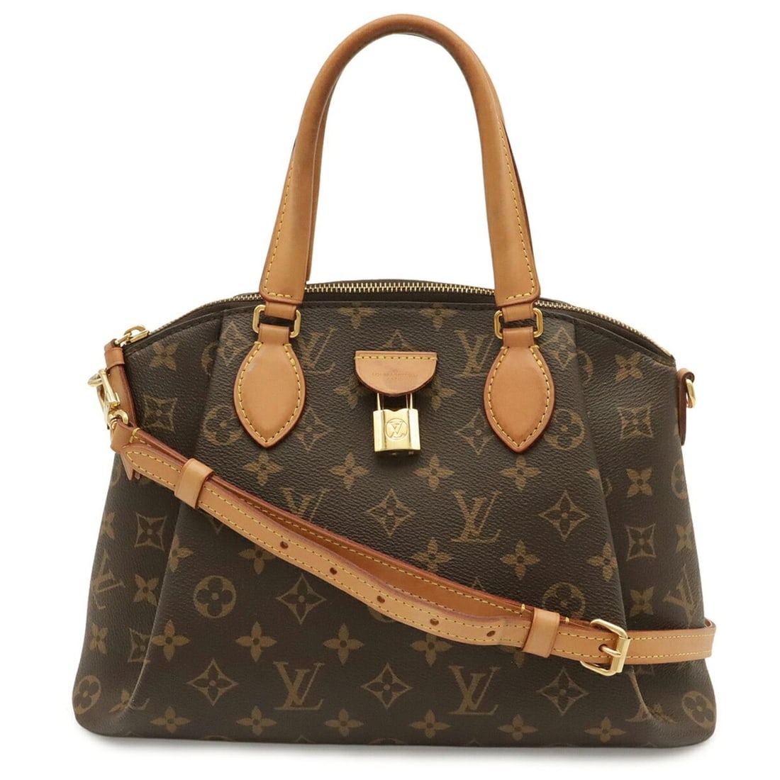 LOUIS VUITTON Louis Vuitton Monogram Rivoli PM Handbag Tote Bag Shoulder (Key missing) M44543 (1 of 10)