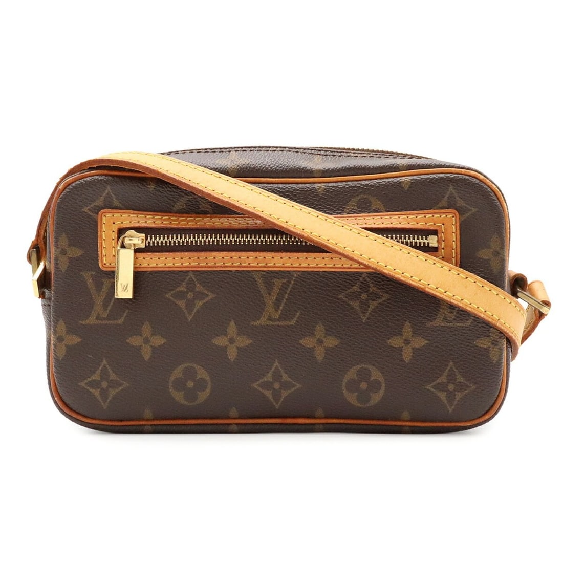 LOUIS VUITTON Louis Vuitton Monogram Pochette Cite Shoulder Bag Handbag M51183: --- Catalog ---Category: SizeSize (HxWxD): 12cm x 21cm x 5.5cm / 4.72'' x 8.26'' x 2.16''Category: DesignType: Pochette, Shoulder bagColor: BrownGender: Women,MenMaterial: Monogram , Canvas Category: 