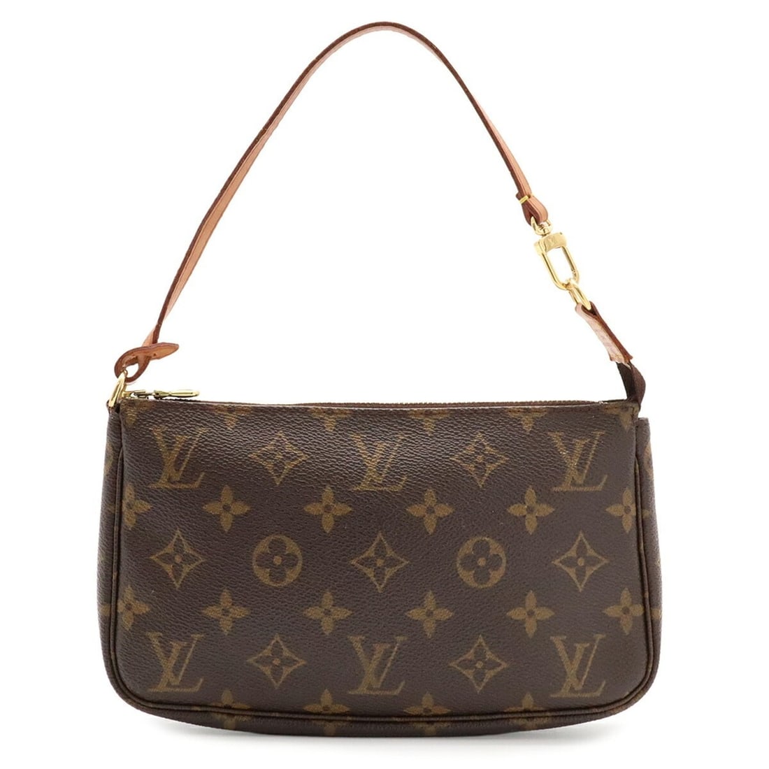 LOUIS VUITTON Louis Vuitton Monogram Pochette Accessoires Handbag Pouch - Bag M51980: --- Catalog ---Category: SizeSize (HxWxD): 13cm x 21.5cm x 4cm / 5.11'' x 8.46'' x 1.57''Category: DesignType: Handbag, Pochette, PouchColor: BrownGender: WomenMaterial: Monogram , Canvas Category: Ge