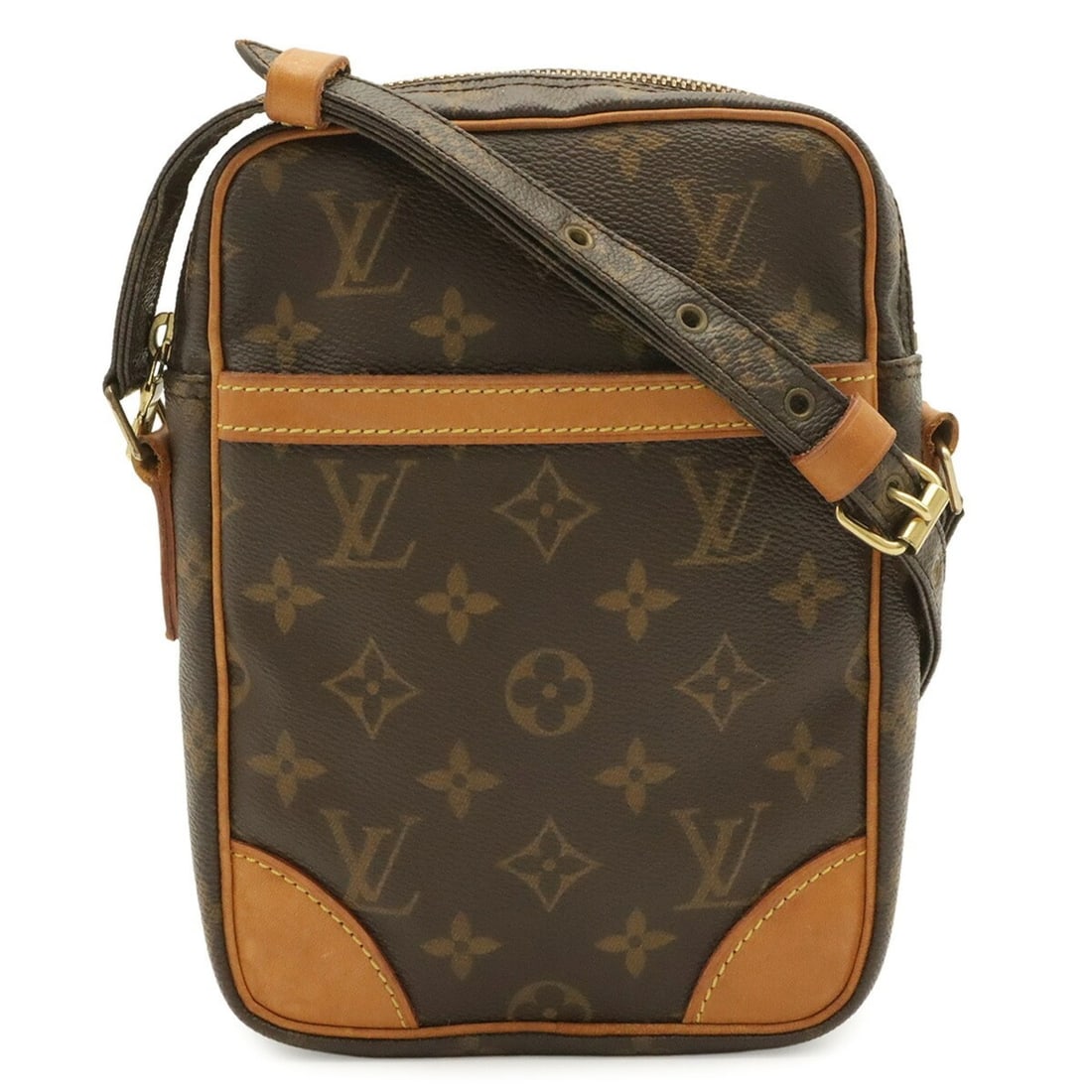 LOUIS VUITTON Louis Vuitton Monogram Danube Shoulder Bag Pochette M45266: --- Catalog ---Category: SizeSize (HxWxD): 21cm x 15cm x 4.5cm / 8.26'' x 5.9'' x 1.77''Category: DesignType: Pochette, Shoulder bagColor: BrownGender: Women,MenMaterial: Monogram , Canvas Category: G