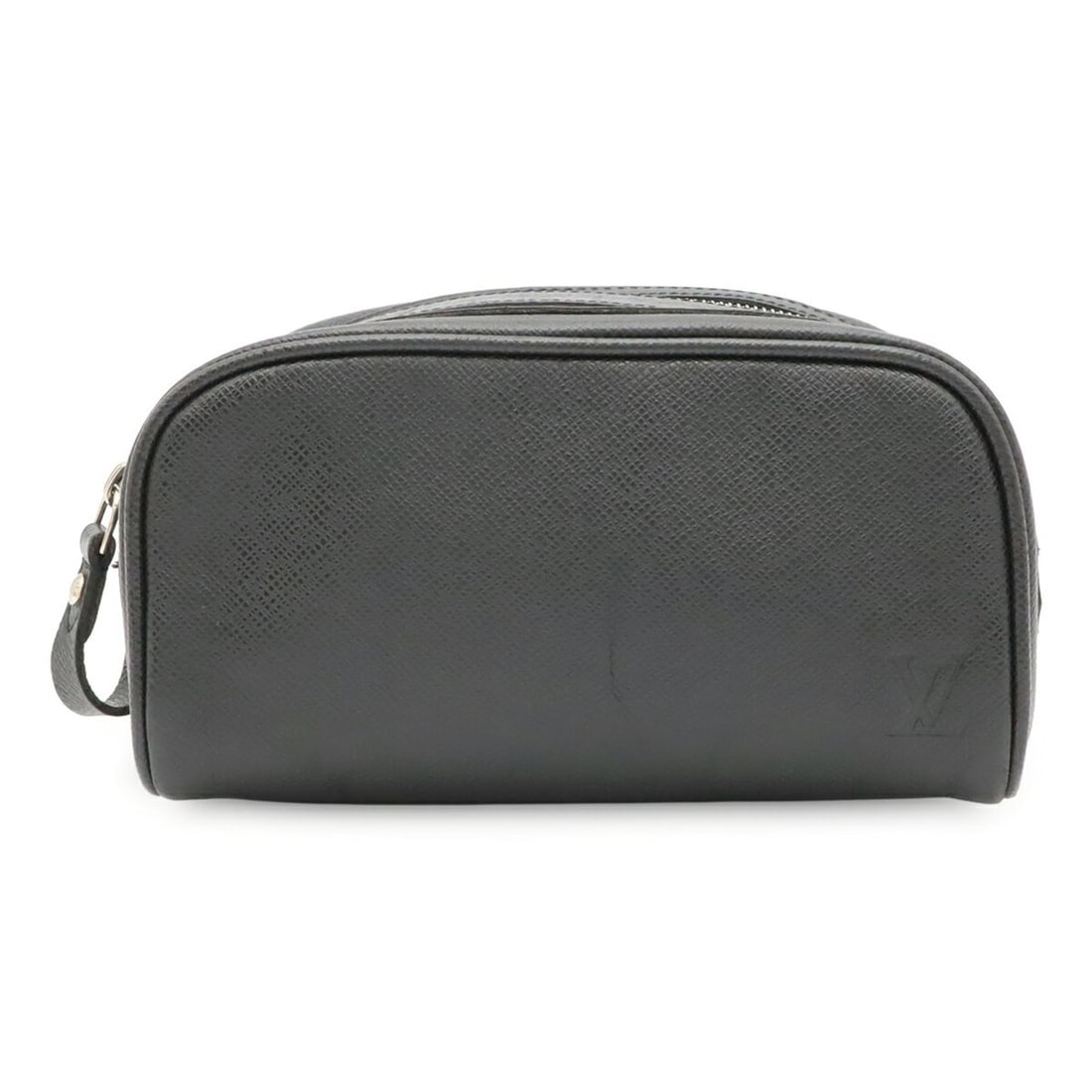 LOUIS VUITTON Louis Vuitton Taiga Trouse Ivan Second Bag Clutch Handbag Pouch Leather Ardoise Black (1 of 10)