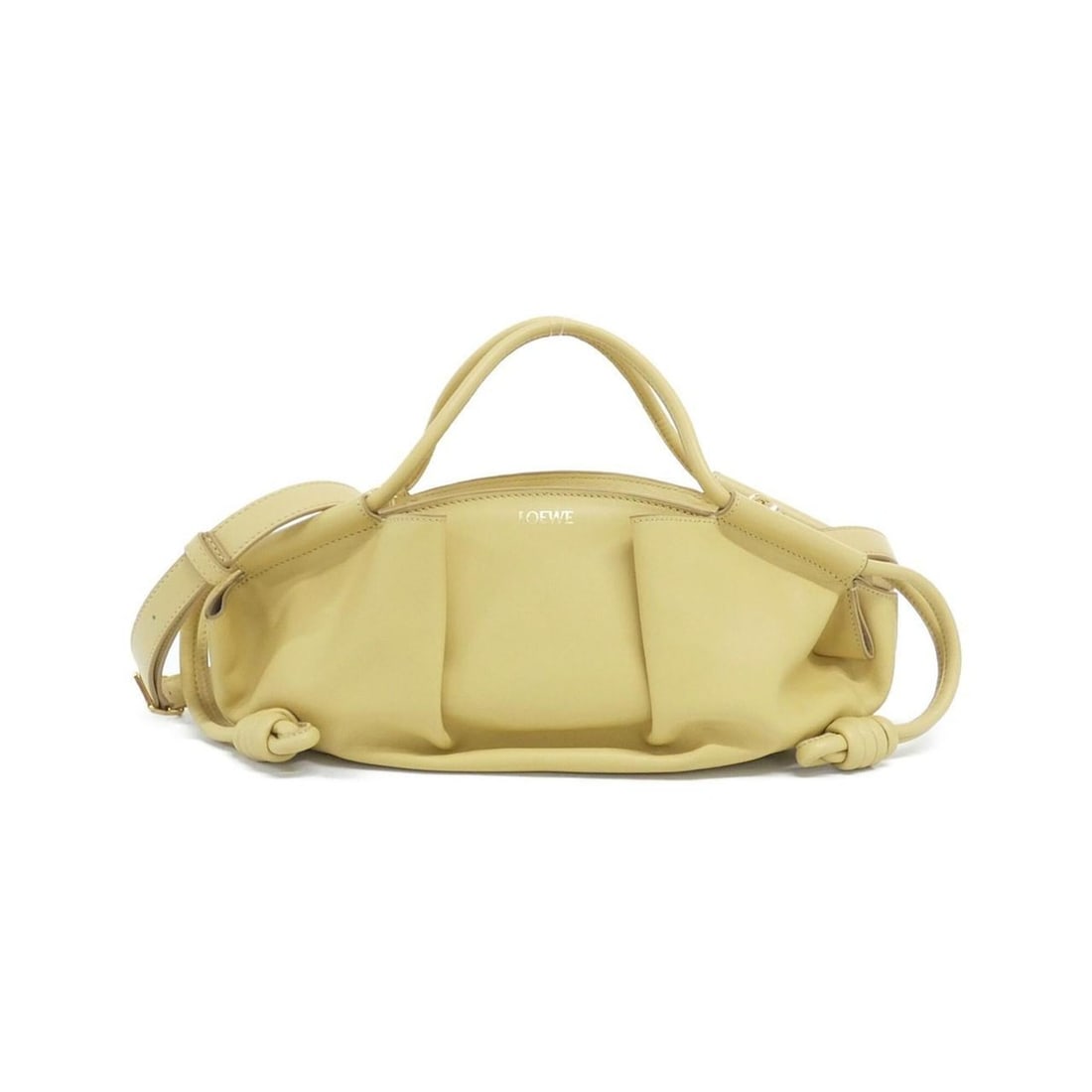 Loewe Paseo Small A709P48X02 Handbag: --- Catalog ---Category: SizeSize (HxWxD): 15cm x 35cm x 18cm / 5.9'' x 13.77'' x 7.08''Category: DesignType: HandbagColor: YellowGender: Women,MenMaterial: Leather Category: GeneralBrand: Loewe--- It