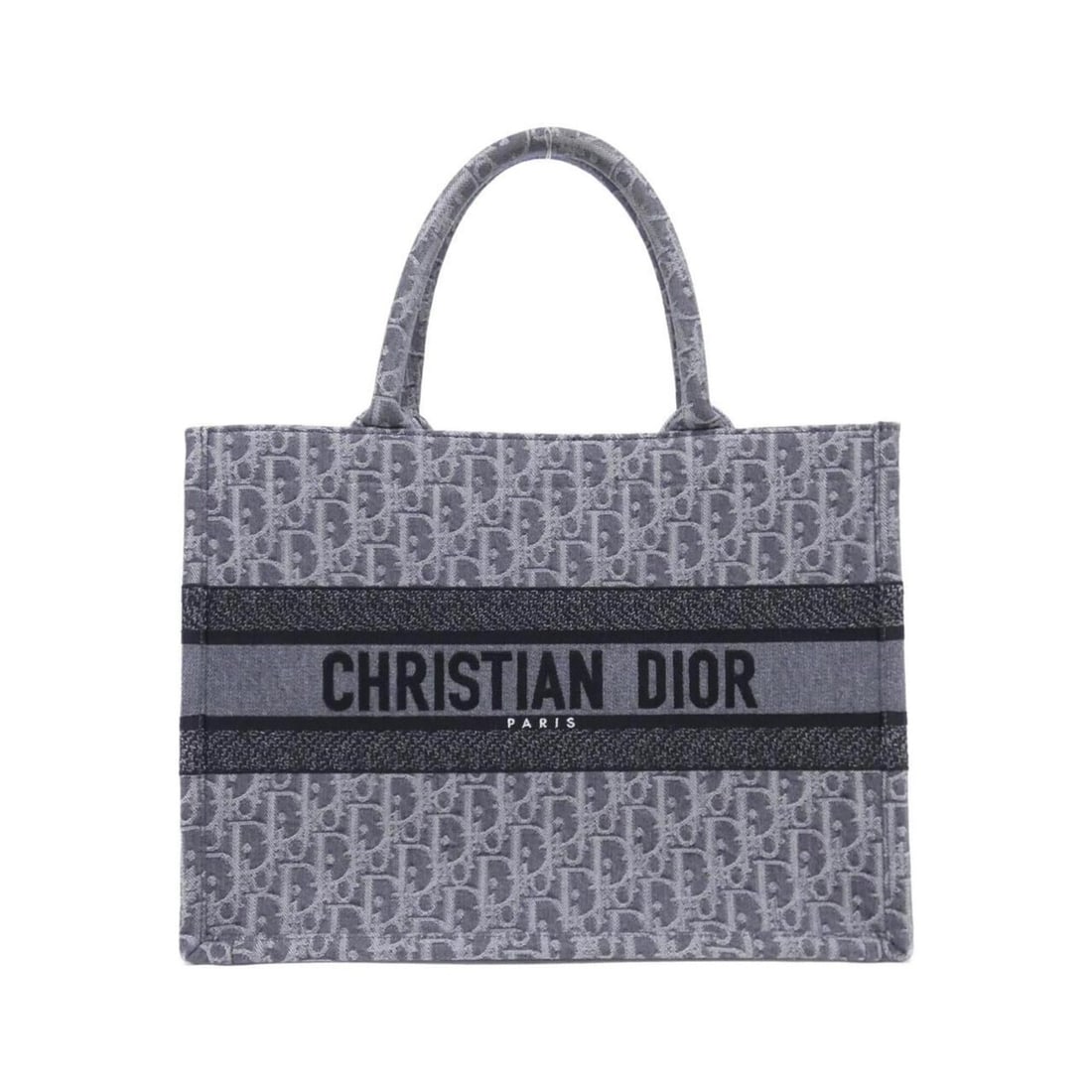 Christian Dior DENIM DIOR OBLIQUE Book Tote Medium M1296ZEYC Handbag: --- Catalog ---Category: SizeSize (HxWxD): 27cm x 37cm x 17cm / 10.62'' x 14.56'' x 6.69''Category: DesignType: Handbag, Tote bagColor: GrayGender: WomenMaterial: Denim Category: GeneralBrand: Christi