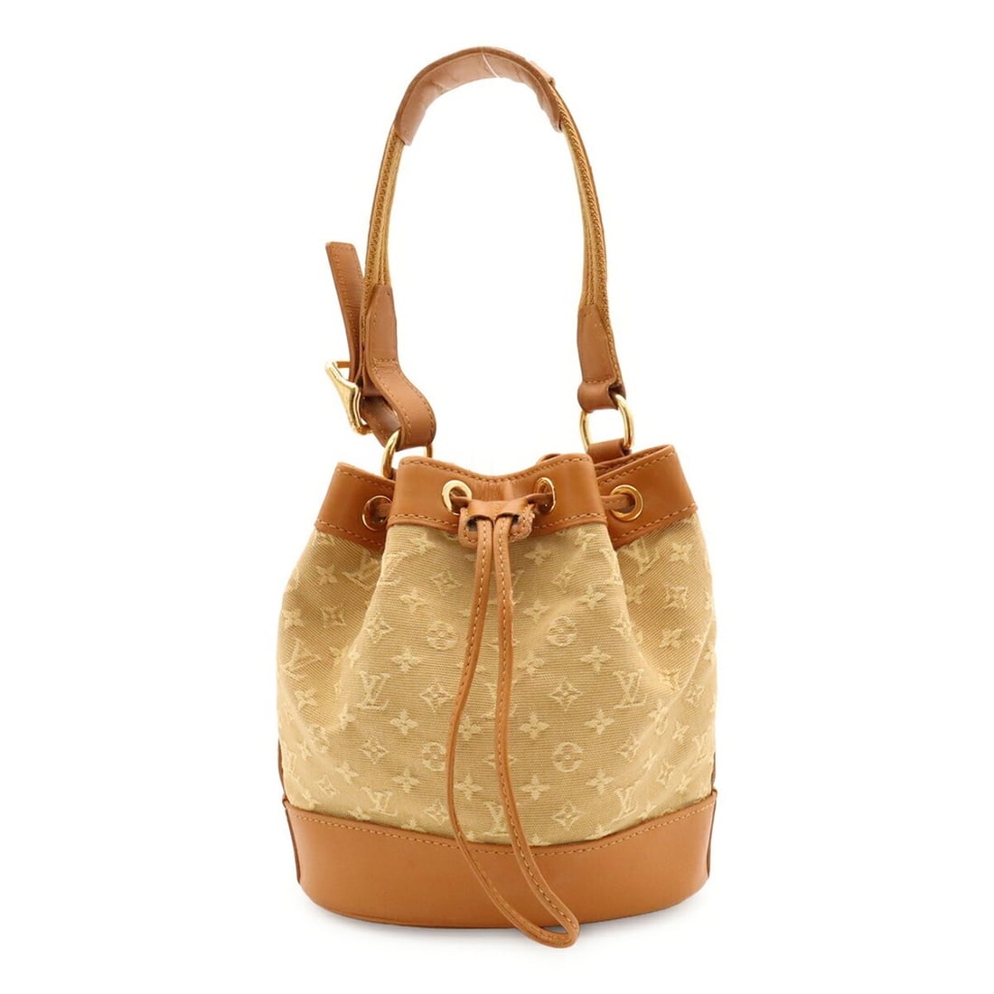LOUIS VUITTON Louis Vuitton Monogram Mini Noelie Handbag Canvas Beige Brown M92689: --- Catalog ---Category: SizeWeight: 280g / 9.87oz.Size (HxWxD): 18.5cm x 17.5cm x 11cm / 7.28'' x 6.88'' x 4.33''Category: DesignType: HandbagColor: Beige brownStyle: CasualGender: WomenMaterial: