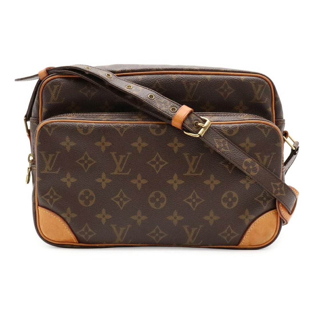 LOUIS VUITTON Louis Vuitton Monogram Nile Shoulder Bag Handbag M45244: --- Catalog ---Category: SizeWeight: 740g / 1.63lb.Size (HxWxD): 20cm x 28cm x 12cm / 7.87'' x 11.02'' x 4.72''Strap Length: 127cm / 49.99''Category: DesignType: Handbag, Shoulder bagColor: