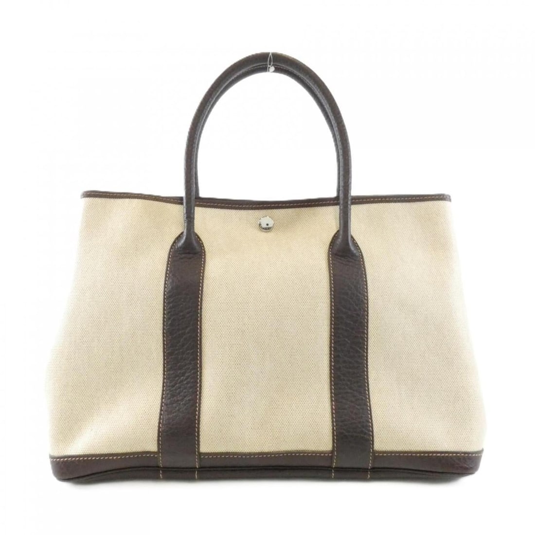 Hermes Garden Party 36cm 200151M Handbag: --- Catalog ---Category: SizeSize (HxWxD): 26cm x 36cm x 18cm / 10.23'' x 14.17'' x 7.08''Category: DesignType: HandbagColor: BrownGender: WomenMaterial: Toile H , Buffle skipper leather Hardware