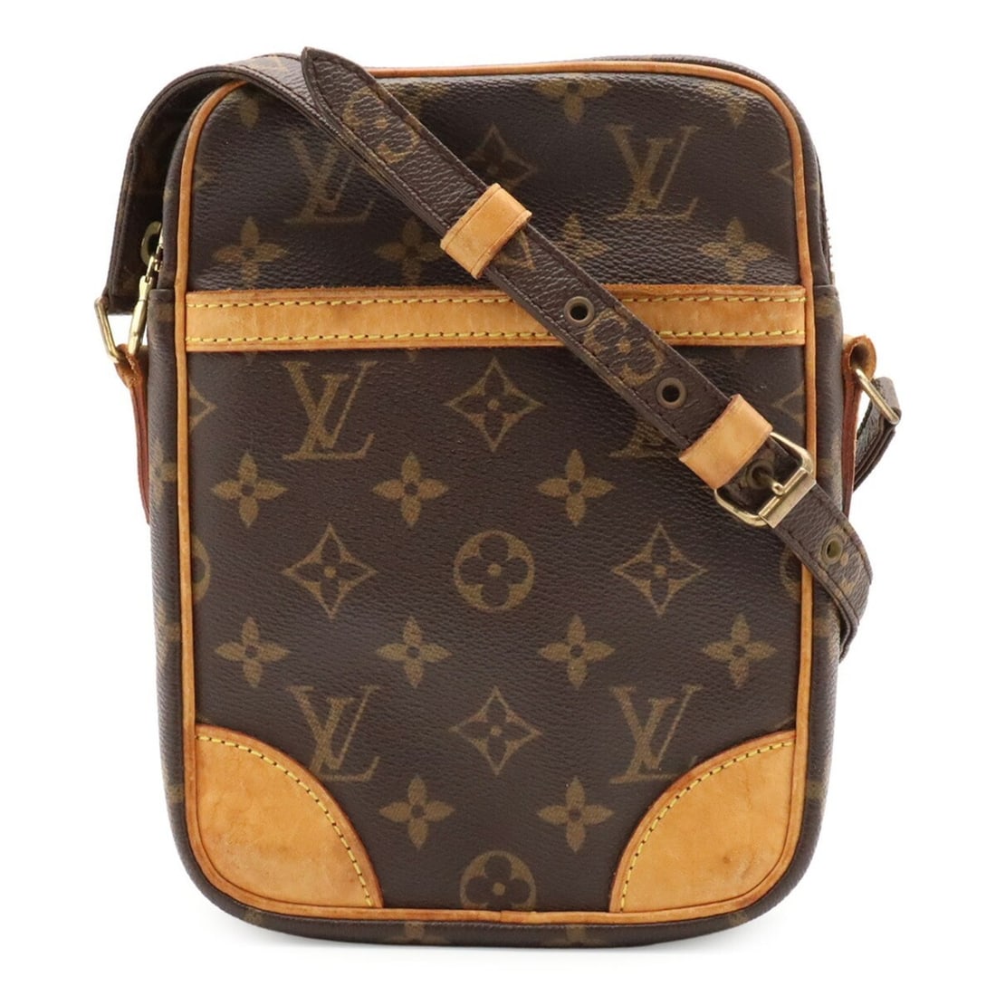 LOUIS VUITTON Louis Vuitton Monogram Danube Shoulder Bag Pochette M45266 (1 of 9)