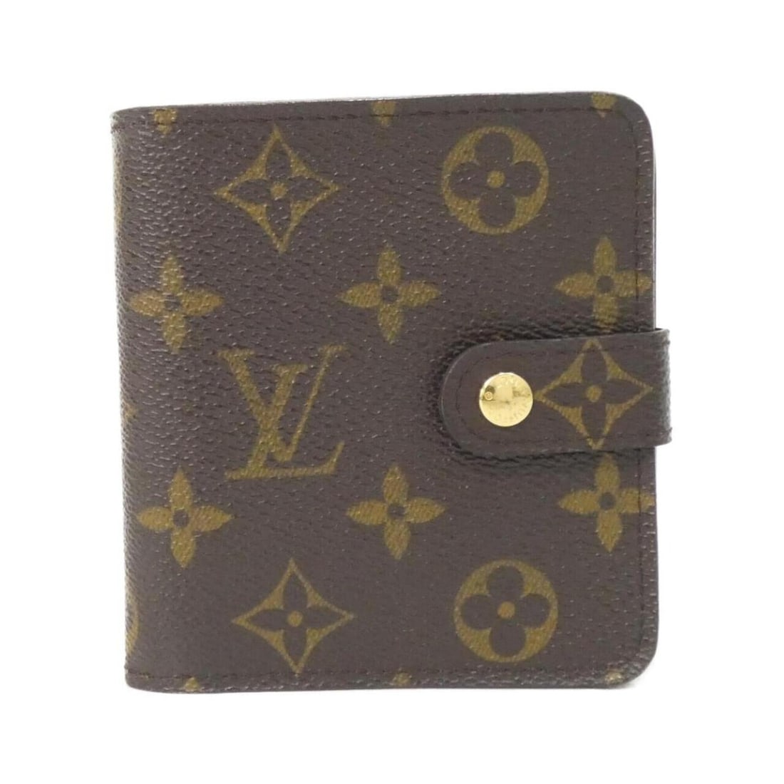 Louis Vuitton Monogram Compact Zip Wallet M61667: --- Catalog ---Category: SizeSize (HxWxD): 11cm x 10cm x 3cm / 4.33'' x 3.93'' x 1.18''Category: DesignType: Wallet (bi-fold)Color: MarronGender: Men,WomenMaterial: Coated canvas Category: GeneralLine