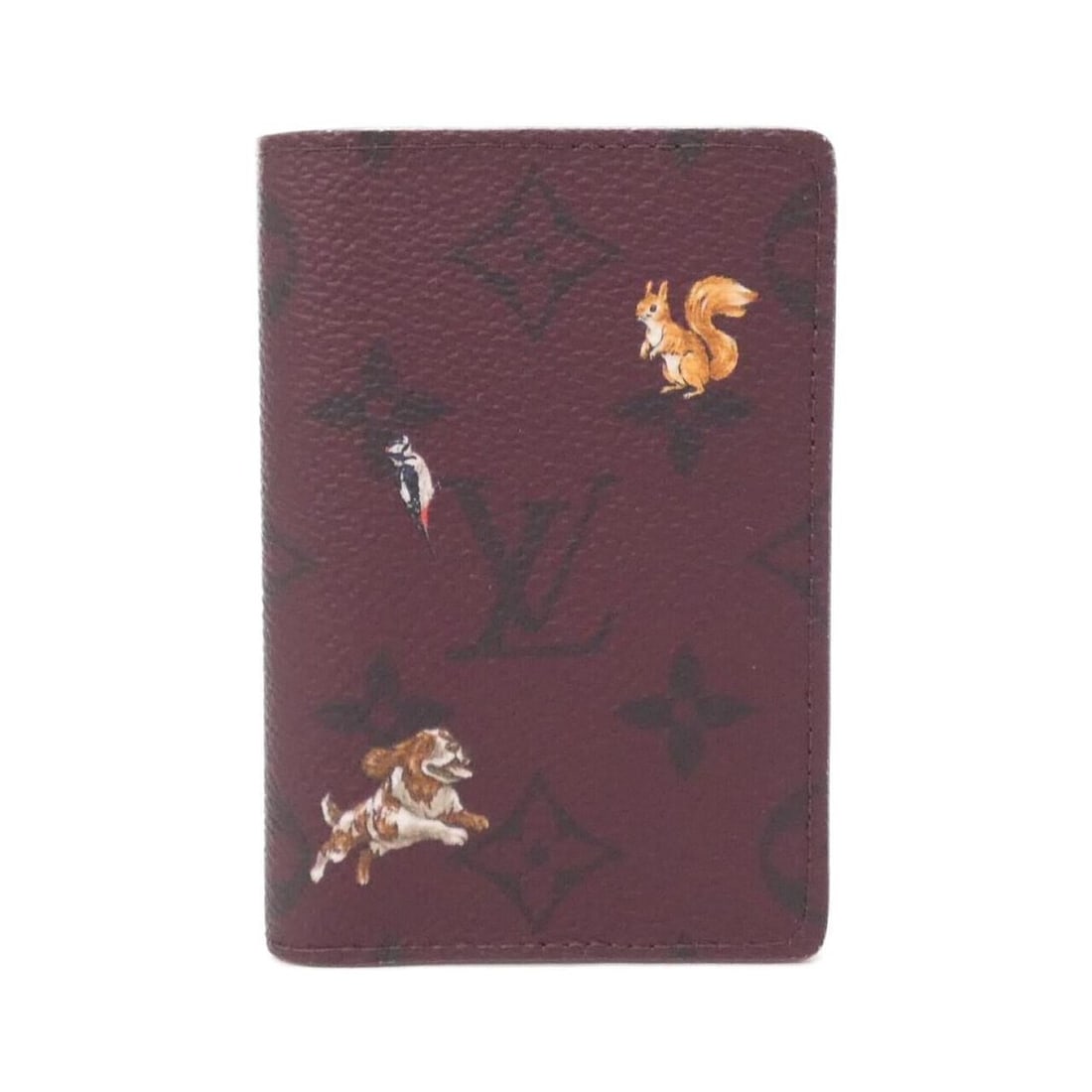 Louis Vuitton Monogram Forest Organizer de Poche M27021 Business Card Holder/Card Case: --- Catalog ---Category: DesignType: Business card caseColor: BordeauxGender: WomenMaterial: Coated canvas Category: GeneralLine: MonogramBrand: Louis VuittonCategory: Physical PropertiesSize (HxWxD):