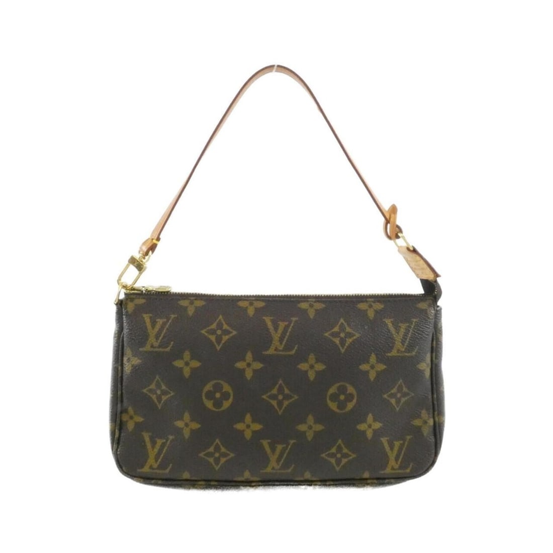 Louis Vuitton Monogram Pochette Accessoires M40712 Accessory Pouch: --- Catalog ---Category: SizeWeight: 110g / 3.88oz.Size (HxWxD): 13cm x 23cm x 4cm / 5.11'' x 9.05'' x 1.57''Strap Length: 32cm / 12.59''Category: DesignType: PochetteColor: MarronGender: WomenMateria