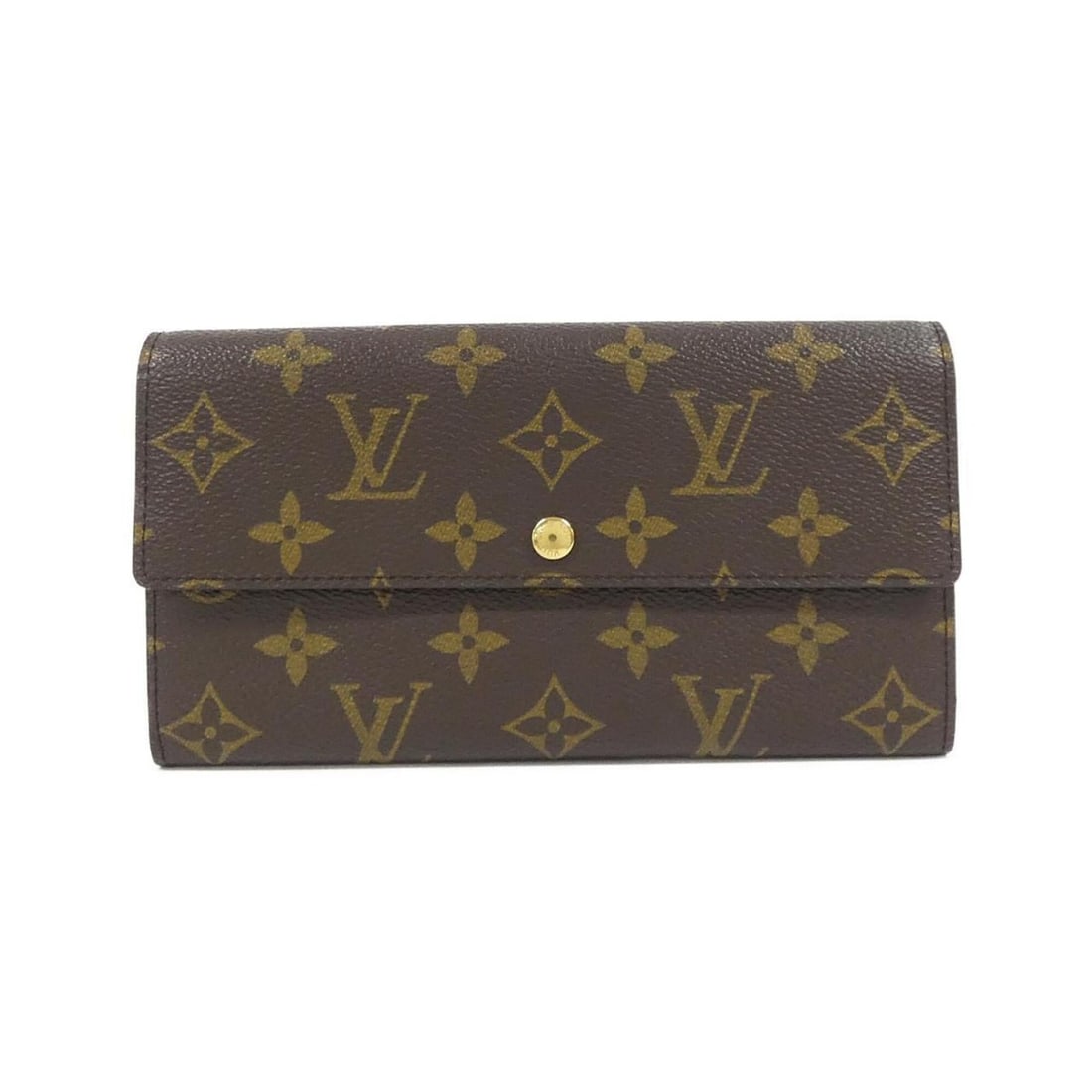 Louis Vuitton Monogram Porte Monnaie Credit M61725 Wallet: --- Catalog ---Category: SizeSize (HxWxD): 10cm x 19cm x 2cm / 3.93'' x 7.48'' x 0.78''Category: DesignType: Long wallet (bi-fold)Color: MarronGender: WomenMaterial: Coated canvas Category: GeneralLin