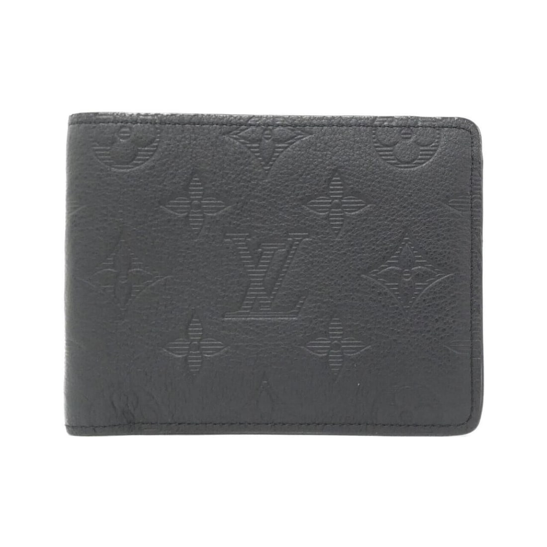 Louis Vuitton Monogram Shadow Portefeuille Multiple M62901 Billfold: --- Catalog ---Category: SizeSize (HxWxD): 9cm x 11cm x 1cm / 3.54'' x 4.33'' x 0.39''Category: DesignType: Wallet (bi-fold)Color: BlackGender: MenMaterial: Leather Leather/Fur Type: Calf leatherCateg