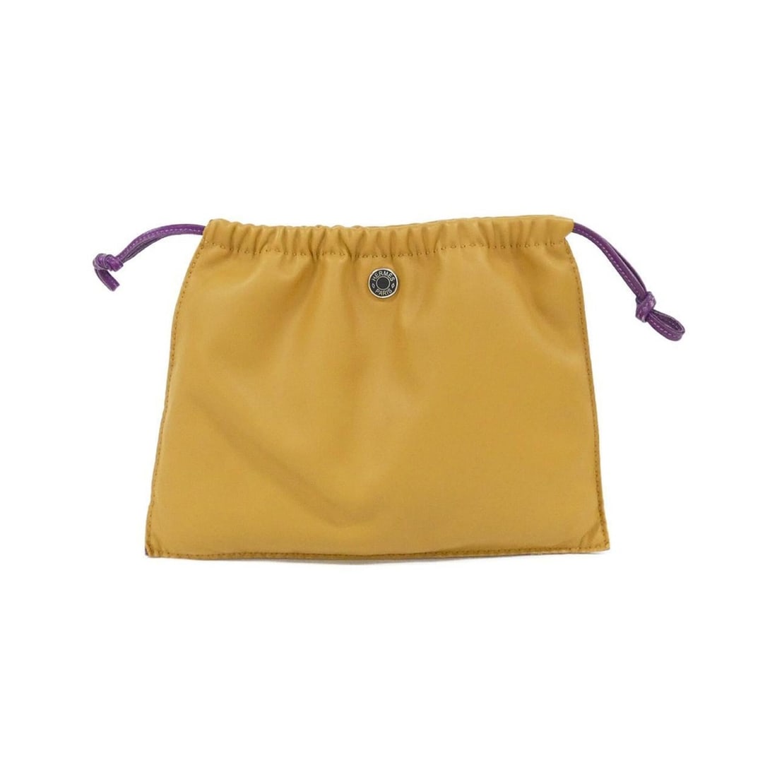 Hermes Piro 083138CK Handbag Pouch: --- Catalog ---Category: SizeSize (HxWxD): 20cm x 27cm x 1cm / 7.87'' x 10.62'' x 0.39''Category: DesignType: Handbag, PouchColor: Beige, VioletGender: Women,MenMaterial: Agneau Milo , Swift leather C
