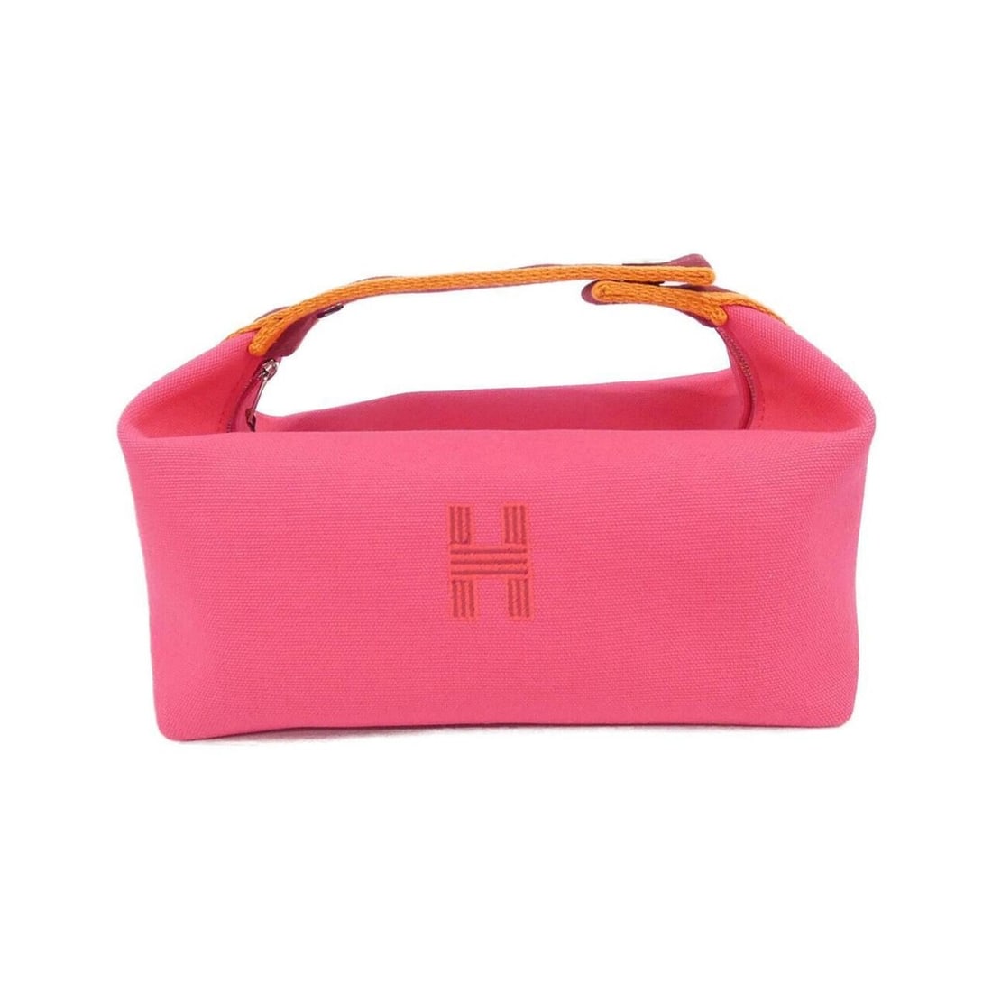 Hermes Bride à Black PM 103222M Handbag Pouch: --- Catalog ---Category: SizeSize (HxWxD): 11.5cm x 21cm x 12cm / 4.52'' x 8.26'' x 4.72''Category: DesignType: Handbag, PouchColor: PinkGender: WomenMaterial: Canvas Category: GeneralMPN: 103222MBran