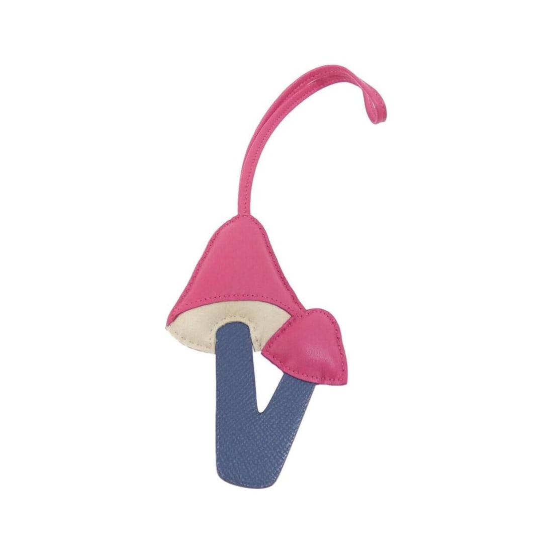 Hermes Mushroom 1080918 Accessory Bag Charm: --- Catalog ---Category: SizeChain Length: 375.00mm / 14.76''Size (HxWxD): 120.00mm x 75.00mm / 4.72'' x 2.95''Category: DesignType: Handbag charmColor: PinkGender: Women,MenMaterial: Agneau Milo,