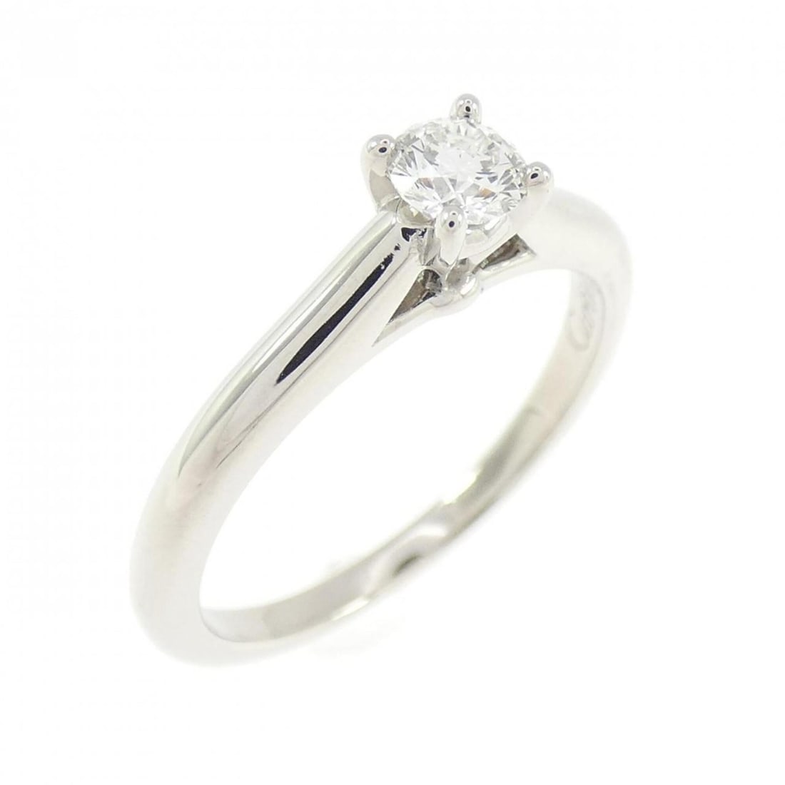 Cartier 1895 Ring, 0.18ct: --- Catalog ---Category: SizeUS Size: 5Brand Size: 49Category: DesignType: Band ringColor: PlatinumStone: DiamondGender: WomenMaterial: Platinum 950Weight (ct.): 0.18Category: GeneralBrand: