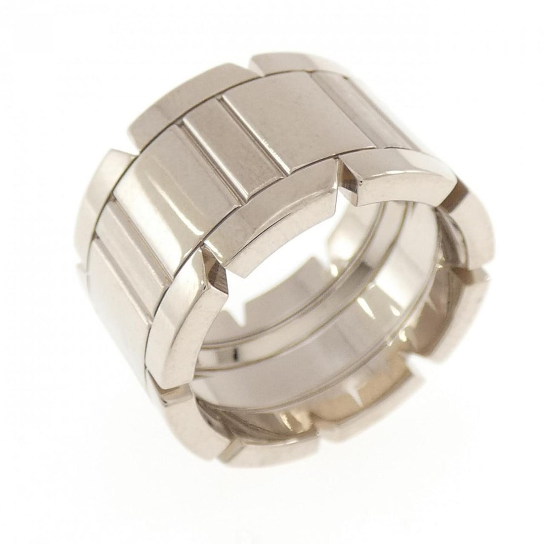 Cartier Tank Française Large Ring: --- Catalog ---Category: SizeUS Size: 4.5Brand Size: 48Category: DesignType: Band ringColor: White goldGender: WomenMaterial: White gold (18K)Category: GeneralBrand: Cartier--- Item List ---Section: