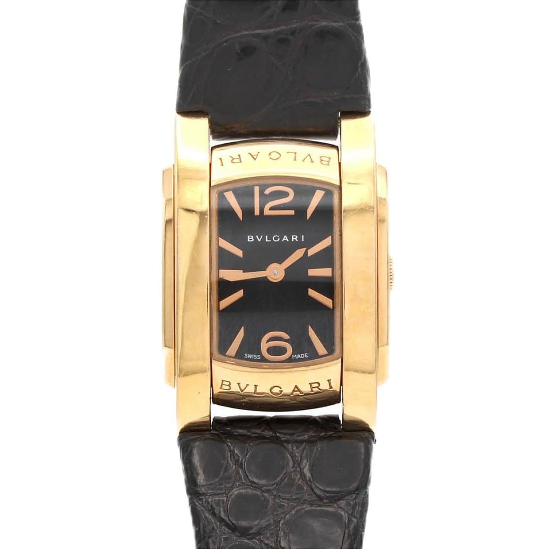 Bulgari Assioma D PG AAP31G AAP31BGL PG/RG Quartz Watch: --- Catalog ---Category: SizeCase Diameter: 31mm / 1.22''Category: DesignType: WristwatchGender: WomenColor (Dial): BlackMaterial (Case): Pink gold, Rose goldCategory: GeneralMPN: AAP31G/AAP31BGLBrand