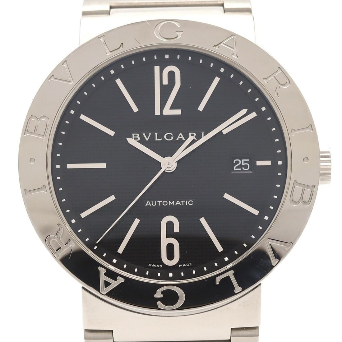 Bulgari BB42SSAUTO BB42BSSD AT SS Automatic Watch (1 of 8)