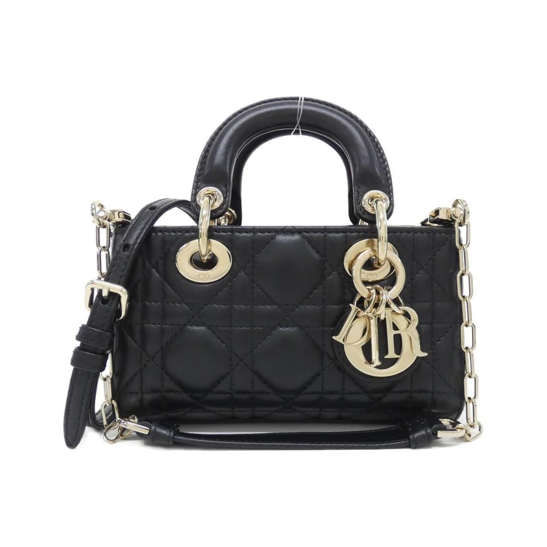 Christian Dior Lady D-Joy Micro S0910ONGE Handbag: --- Catalog ---Category: SizeSize (HxWxD): 10cm x 17cm x 5cm / 3.93'' x 6.69'' x 1.96''Category: DesignType: HandbagColor: BlackGender: WomenMaterial: Leather Category: GeneralBrand: Christian