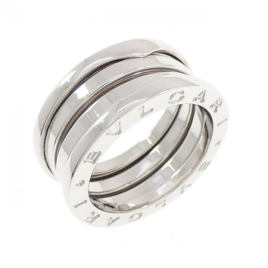 Bvlgari B.zero1 3-band ring: --- Catalog ---Category: SizeUS Size: 6.5Brand Size: 52Category: DesignType: Band ringGender: WomenMaterial: White gold (18K)Category: GeneralBrand: Bvlgari--- Item List ---Section: ConditionRanking: