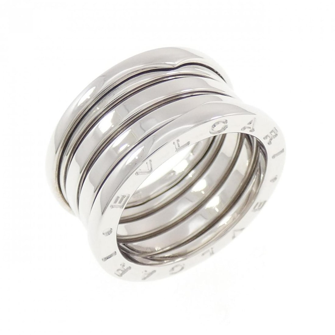 Bvlgari B.zero1 4-band ring: --- Catalog ---Category: SizeUS Size: 8Brand Size: 56Category: DesignType: Band ringGender: WomenMaterial: White gold (18K)Category: GeneralBrand: Bvlgari--- Item List ---Section: ConditionRanking: