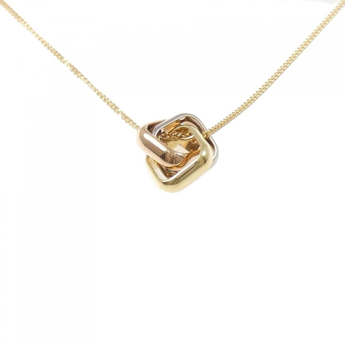 Cartier Trinity Necklace: --- Catalog ---Category: SizeNeck Circumference: 60 cm / 23.62''Category: DesignGender: WomenMaterial: Pink gold (18K), White gold (18K), Yellow gold (18K)Necklace Type: NecklaceCategory: