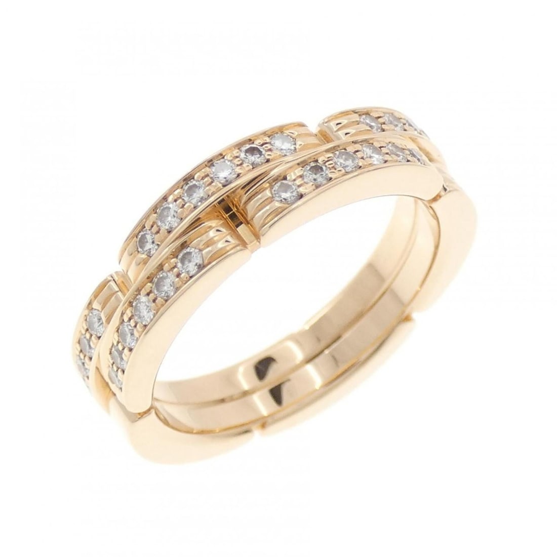 Cartier Maillon Panthère Ring: --- Catalog ---Category: SizeUS Size: 4.5Brand Size: 48Category: DesignType: Band ringStone: DiamondGender: WomenMaterial: Pink gold (18K)Category: GeneralMPN: B4098800Brand: Cartier--- Item List ---S