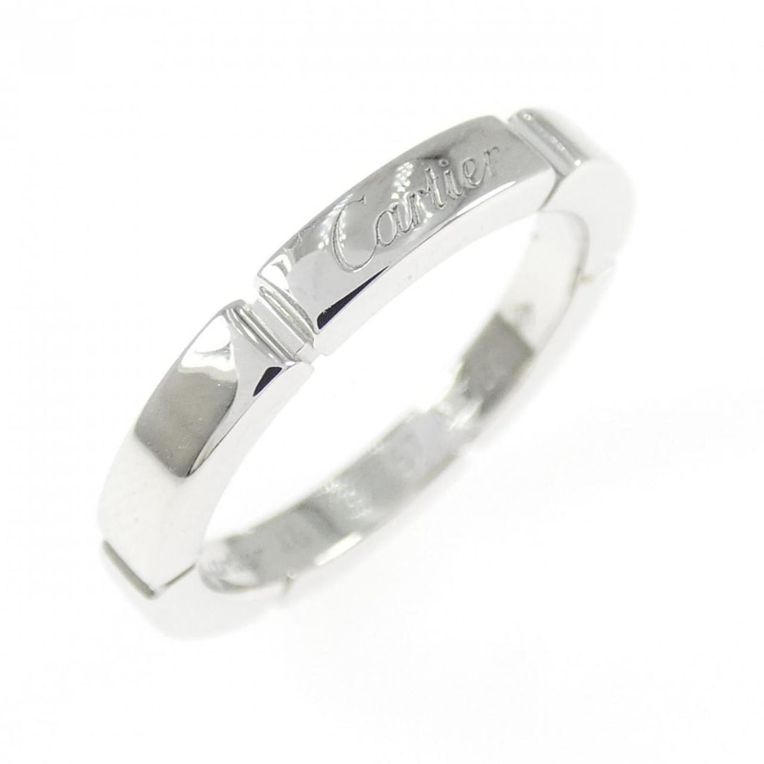 Cartier Maillon Panthère Ring: --- Catalog ---Category: SizeUS Size: 3.5Brand Size: 46Category: DesignType: Band ringGender: WomenMaterial: White gold (18K)Category: GeneralMPN: CRB4083500Brand: Cartier--- Item List ---Section: