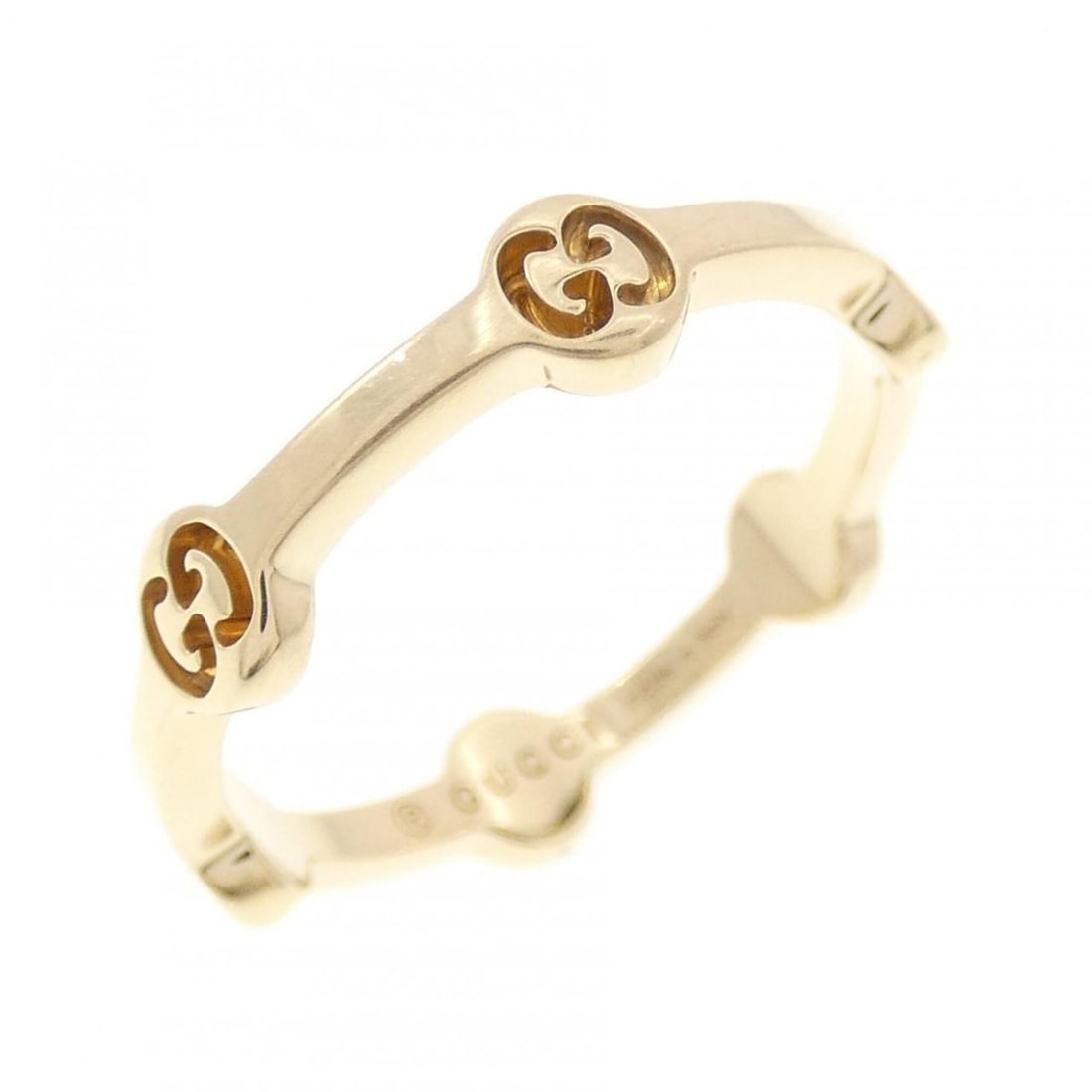 Gucci 750YG Ring: --- Catalog ---Category: SizeJP Size: 10US Size: 5.5Category: DesignType: Band ringGender: WomenMaterial: Yellow gold (18K)Category: GeneralBrand: Gucci--- Item List ---Section: ConditionRanking: