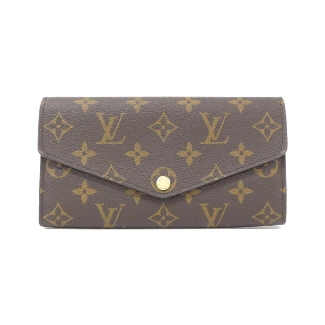 Louis Vuitton Monogram Portefeuille Sarah M62234 Wallet: --- Catalog ---Category: SizeSize (HxWxD): 10cm x 19cm x 2cm / 3.93'' x 7.48'' x 0.78''Category: DesignType: Long wallet (bi-fold)Color: Fuchsia, MarronGender: WomenMaterial: Coated canvas Category: