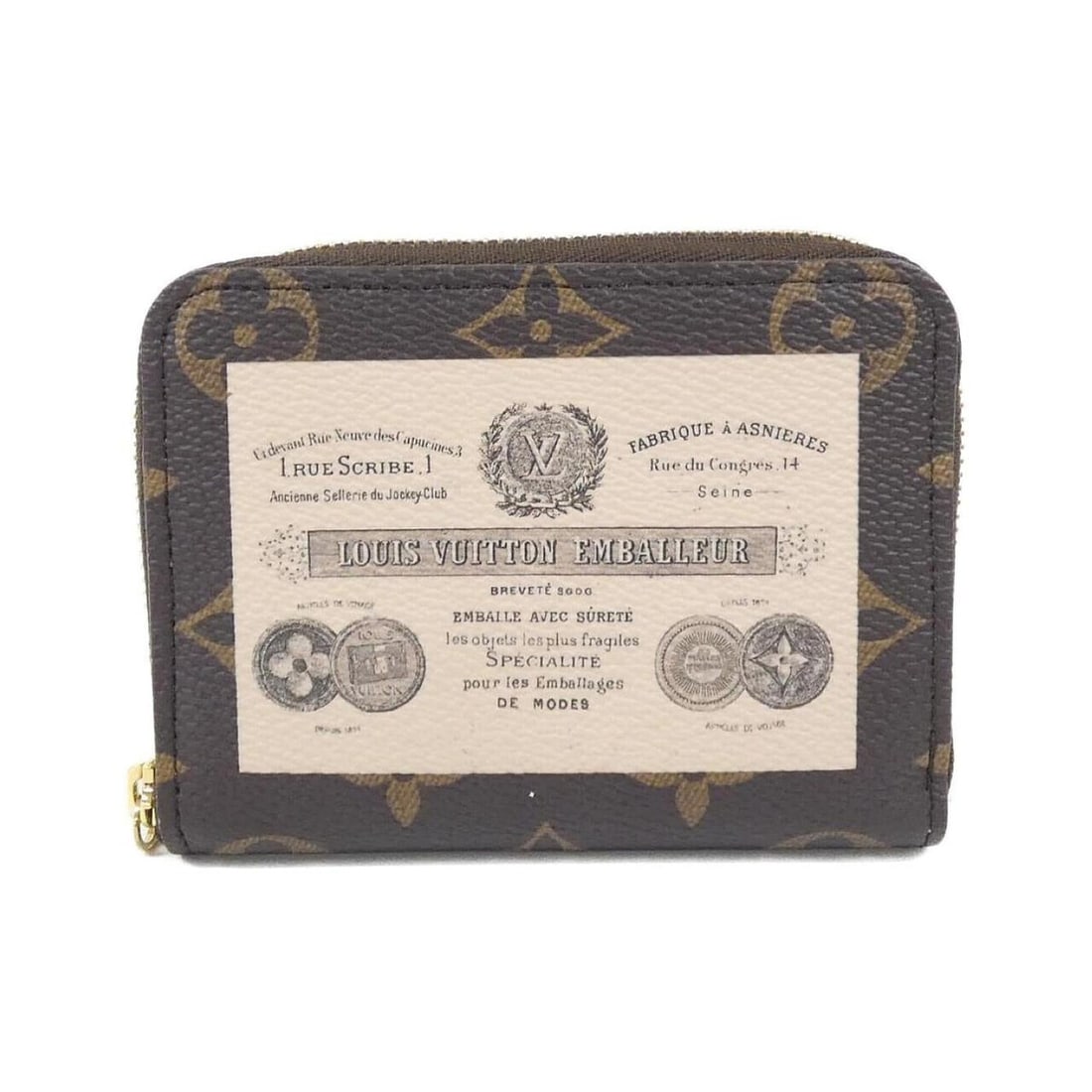 Louis Vuitton Monogram (Inside LV) Zippy Coin Purse M29362 Wallet/Coin Case (1 of 5)