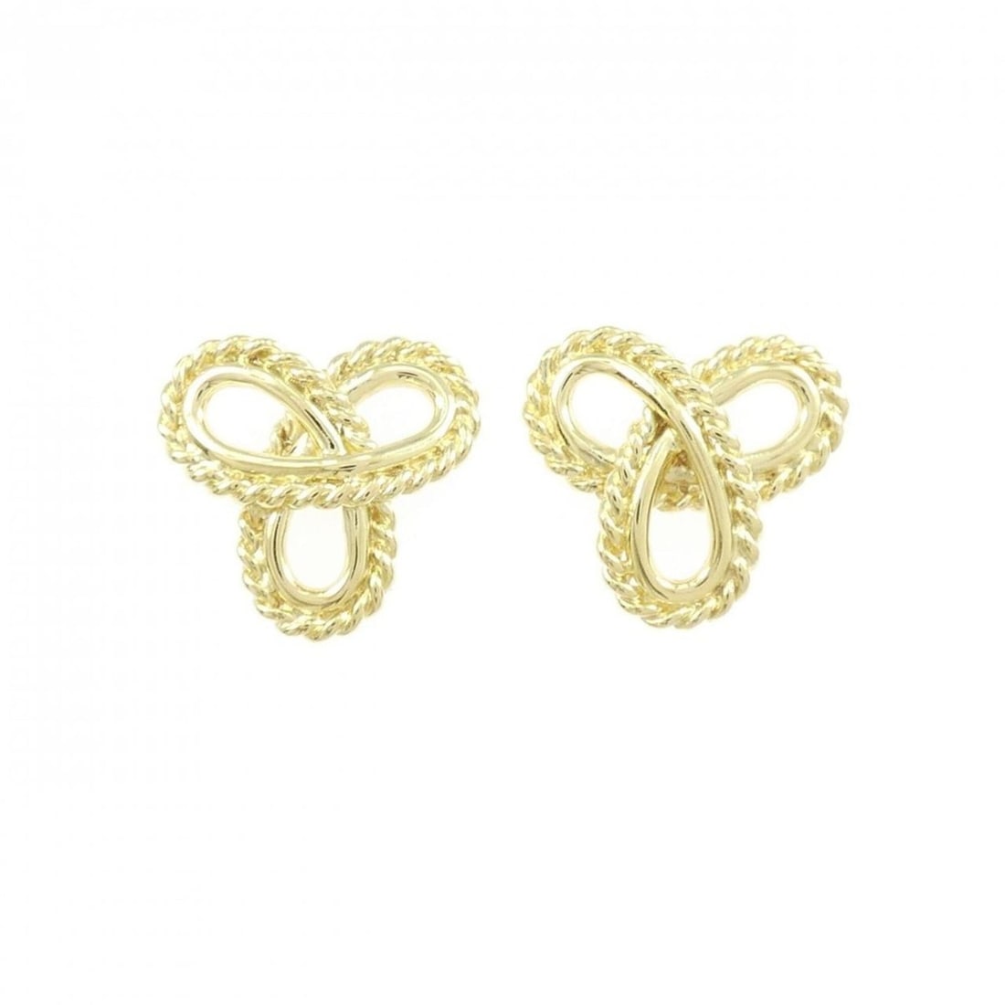 Tiffany & Co. 750 18K Yellow Gold Earrings: --- Catalog ---Category: SizeWeight: 3.3g / 0.11oz.Size (HxWxD): 12.30mm x 13.50mm / 0.48'' x 0.53''Category: DesignType: Stud earringsGender: WomenMaterial: Yellow gold (18K)Category: GeneralBrand: