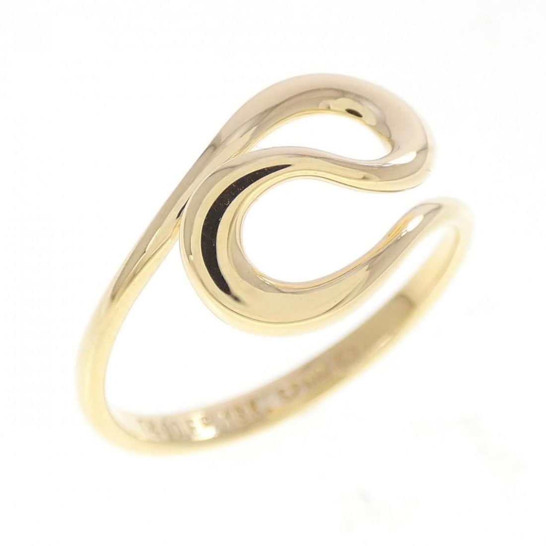 Tiffany Open Wave Ring: --- Catalog ---Category: SizeWeight: 2.4g / 0.08oz.JP Size: 10US Size: 5.5Category: DesignType: Band ringGender: WomenMaterial: Yellow gold (18K)Category: GeneralBrand: Tiffany--- Item List