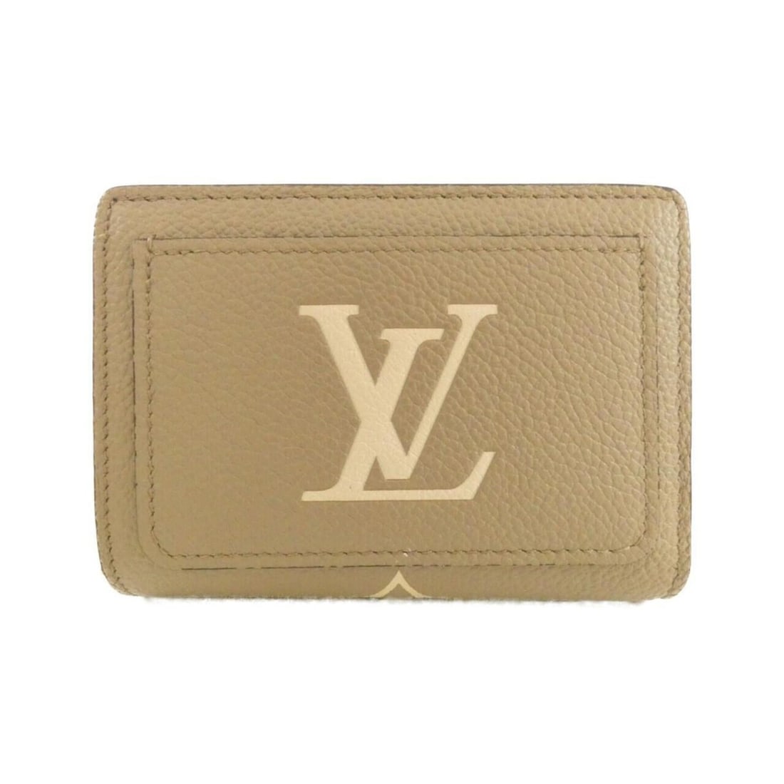 Louis Vuitton Bicolor Monogram Empreinte Portefeuille Claire M29452 Wallet: --- Catalog ---Category: SizeSize (HxWxD): 8cm x 11cm x 3cm / 3.14'' x 4.33'' x 1.18''Category: DesignType: Wallet (bi-fold)Color: Beige, TourterelleGender: WomenMaterial: Leather Leather/Fur Type: