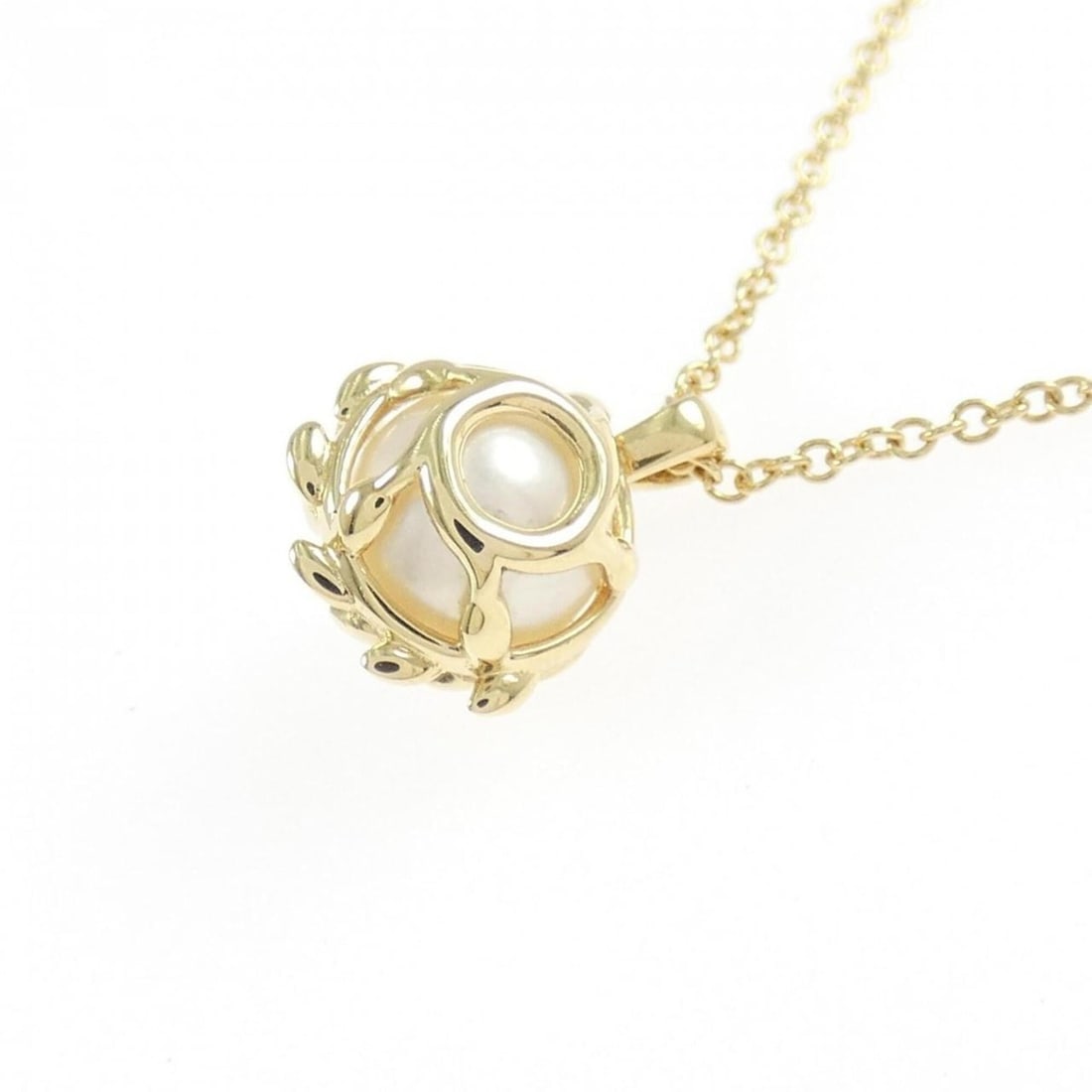 Tiffany Olive Leaf Necklace - 4