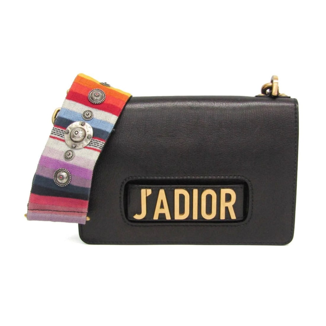 Christian Dior JADIOR Women's Leather Handbag,Shoulder Bag Black: --- Catalog ---Category: SizeSize (HxWxD): 17cm x 24.5cm x 4cm / 6.69'' x 9.64'' x 1.57''Strap Length: 95cm / 37.4''Category: DesignType: Handbag, Shoulder bagColor: BlackGender: WomenClosure: MagnetM