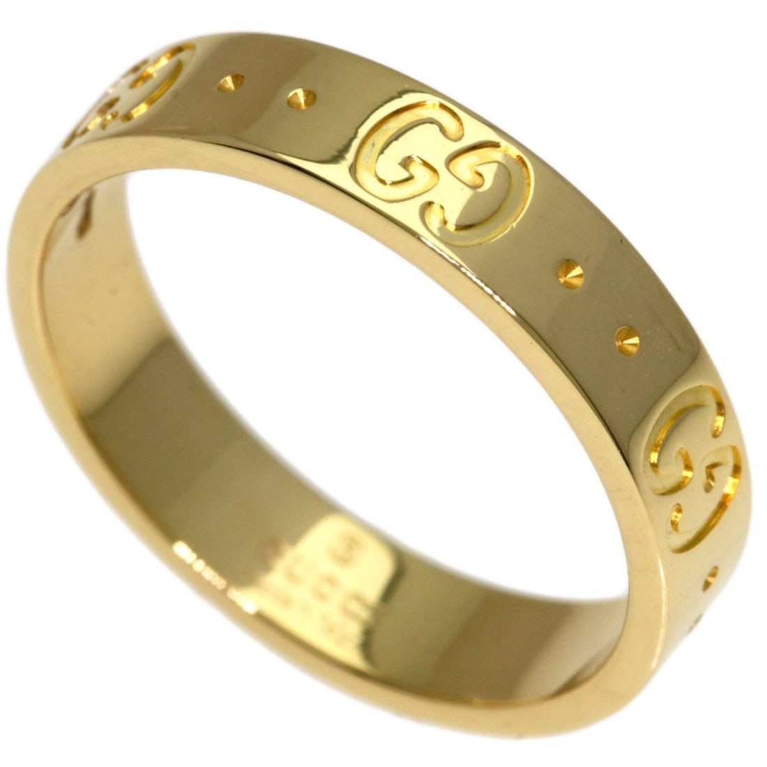 Gucci Icon #13 Ring, 18K Yellow Gold, Women's GUCCI: --- Catalog ---Category: SizeJP Size: 13US Size: 6.5Category: DesignType: Band ringGender: WomenMaterial: Yellow gold (18K)Category: GeneralBrand: Gucci--- Item List ---Section: ConditionRanking: Rank