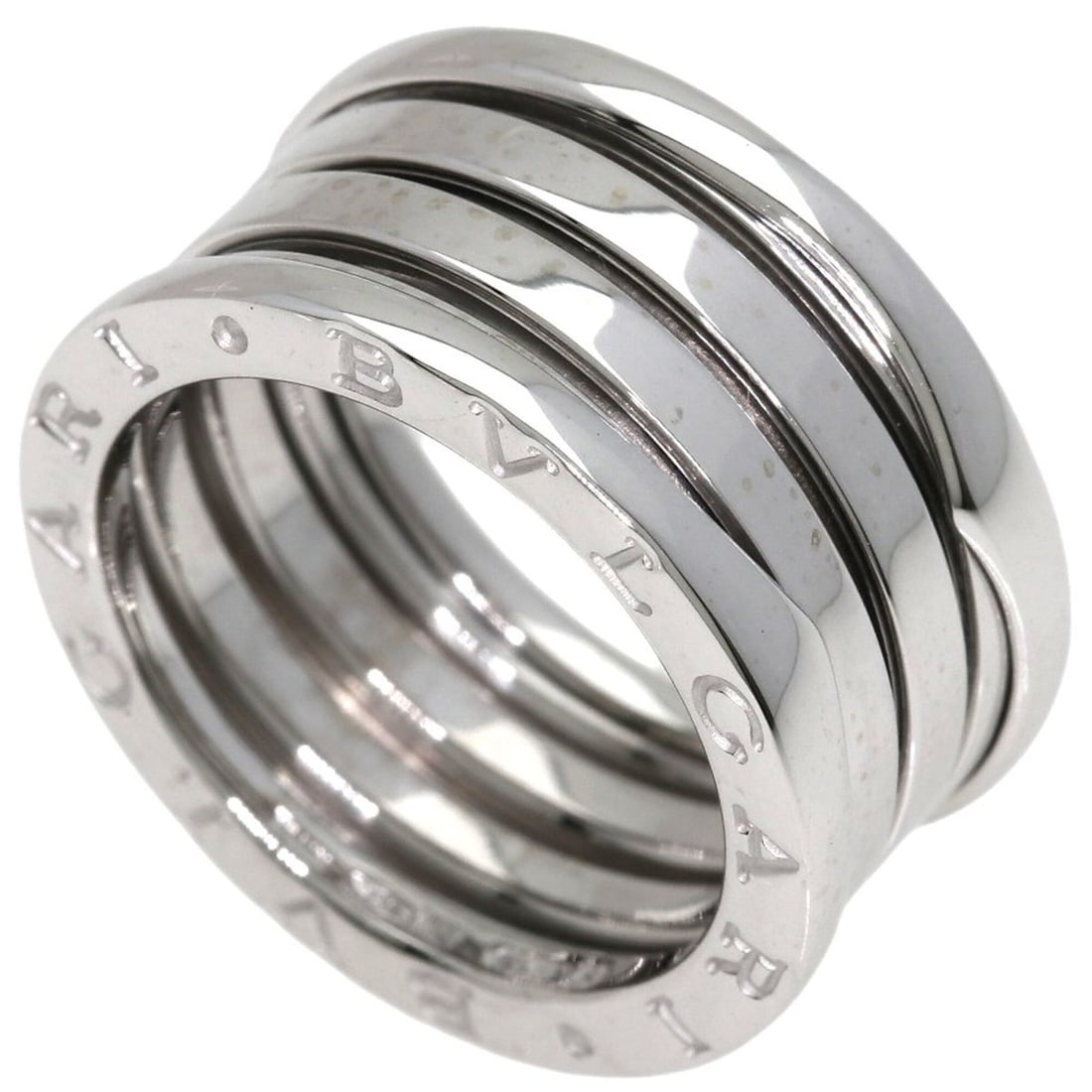 BVLGARI B-zero1 4-band ring #53, 18K white gold, women's.: --- Catalog ---Category: SizeJP Size: 13US Size: 6.5Category: DesignType: Band ringGender: WomenMaterial: White gold (18K)Category: GeneralBrand: Bvlgari--- Item List ---Section: ConditionRanking: Ran
