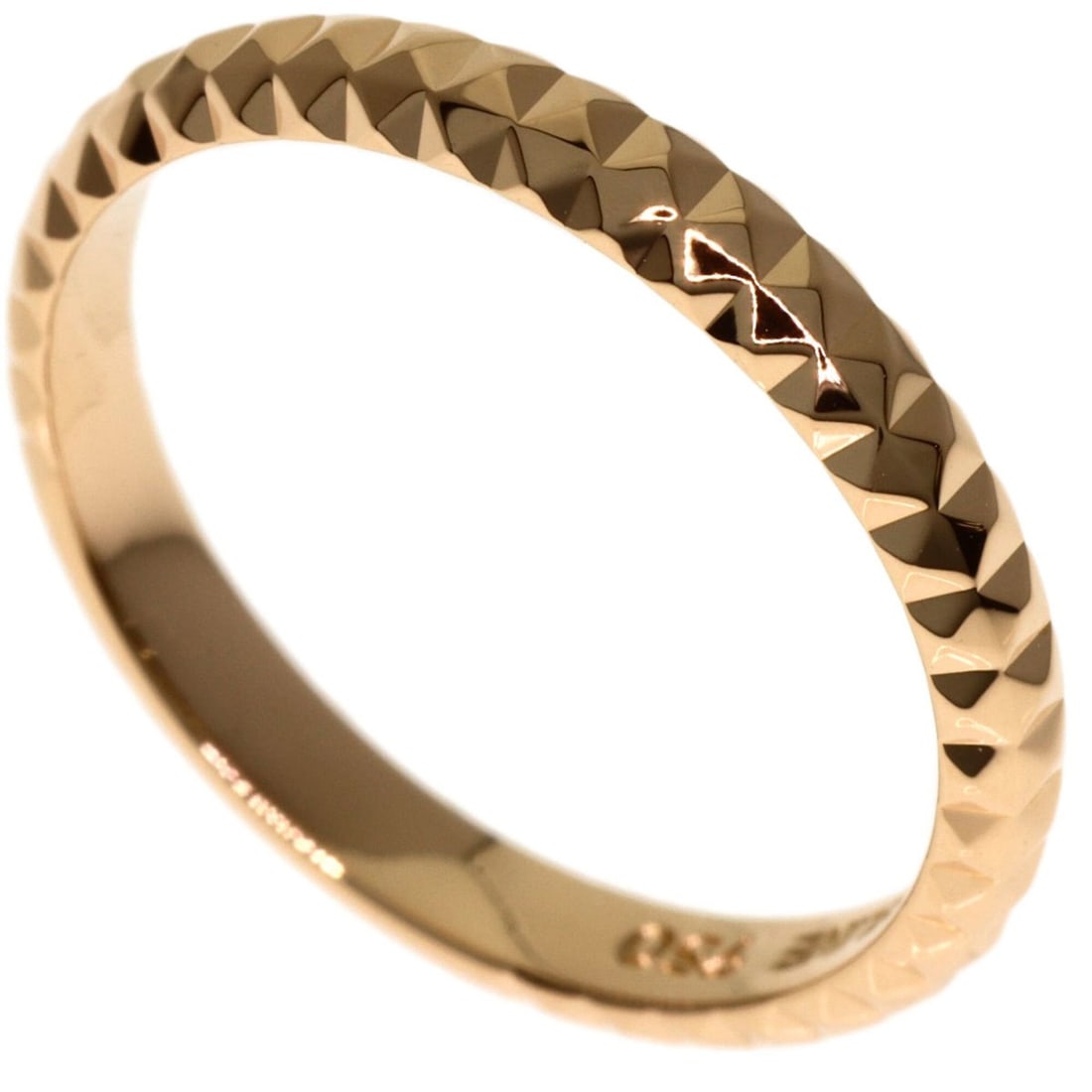 Celine Inner Sapphire Ring, 18K Pink Gold, Women's: --- Catalog ---Category: SizeJP Size: 8.5US Size: 4.5Category: DesignType: Band ringGender: WomenMaterial: Pink gold (18K)Category: GeneralBrand: Celine--- Item List ---Section: ConditionRanking: Rank