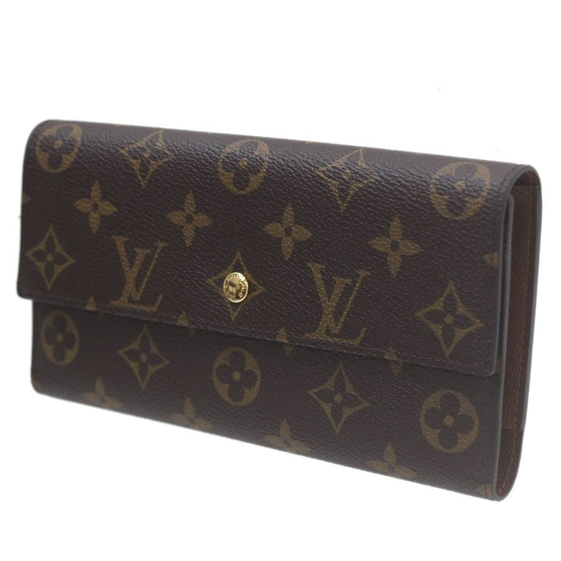 LOUIS VUITTON Louis Vuitton Portefeuille Tresor International Tri-fold Long Wallet Monogram Brown: --- Catalog ---Category: SizeSize (HxWxD): 10.5cm x 19cm x 2.8cm / 4.13'' x 7.48'' x 1.1''Category: DesignType: Long wallet (tri-fold)Color: BrownGender: Women,MenMaterial: Monogram Category: GeneralL