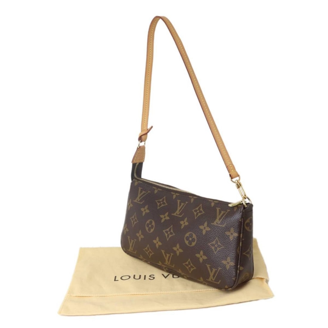 LOUIS VUITTON Pochette Accessoires Handbag, Monogram, M51980 CA0153 (1 of 10)