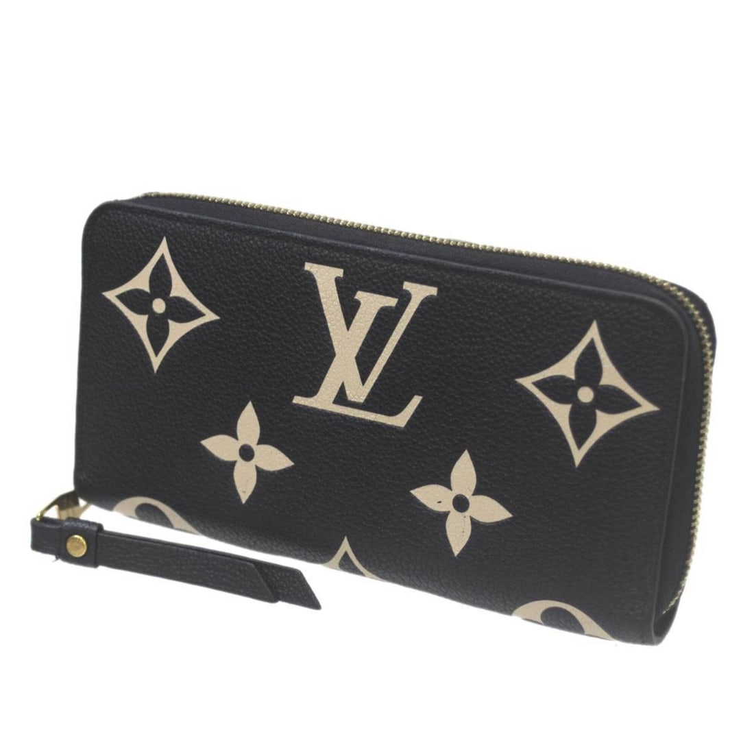 LOUIS VUITTON Louis Vuitton Zippy Wallet Round Zip Long Empreinte Black M80481 IC Tag (1 of 10)