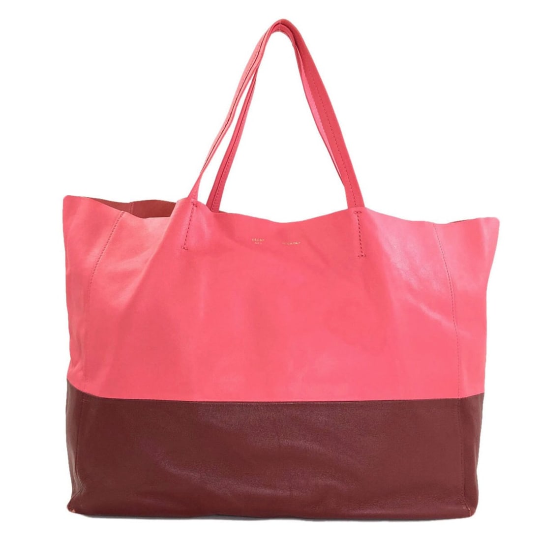 Celine Horizontal Cabas Tote Bag, Leather, Women's CELINE: --- Catalog ---Category: SizeSize (HxWxD): 31.5cm x 53cm x 18.5cm / 12.4'' x 20.86'' x 7.28''Handle Length: 45cm / 17.71''Category: DesignType: Tote bagColor: PinkGender: WomenMaterial: Leather Catego